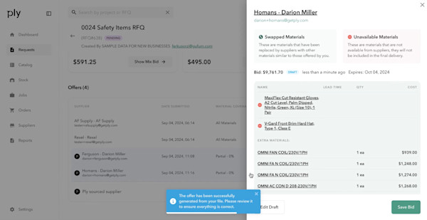 Ply revolutionizes RFQ management with bem's AI-powered automation